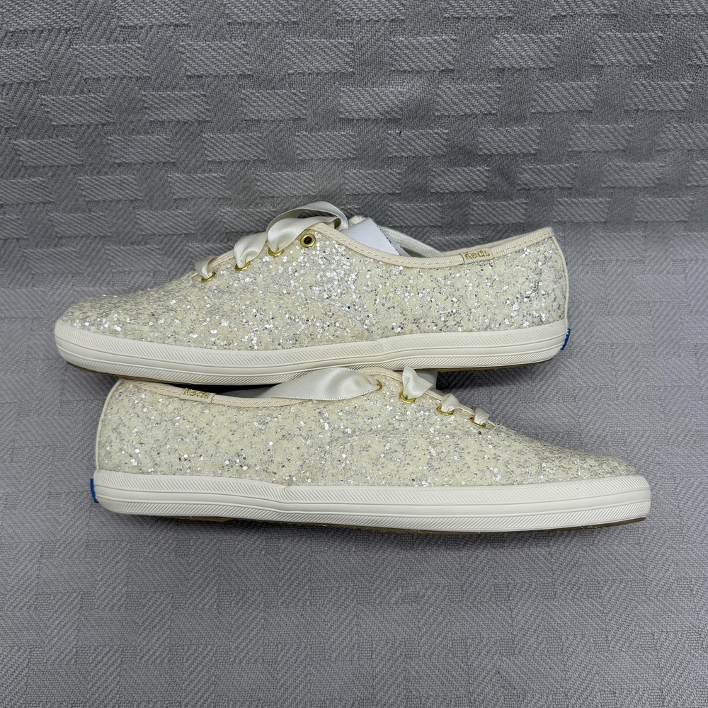 Keds X Kate Spade New York Glitter Shoe Womens Size 7.5 WF53272 - Picture 6 of 8